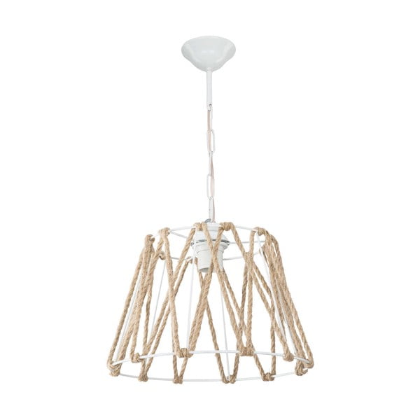 Lampada da soffitto in colore bianco-naturale 55x30 cm - Squid Lighting-image-2