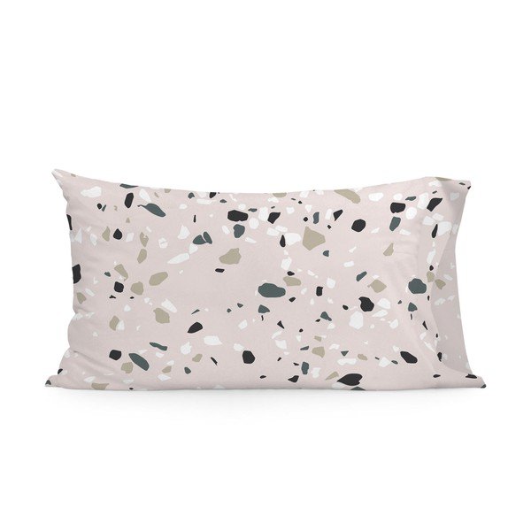 Set di 2 federe in cotone, 50 x 75 cm Granite - Blanc