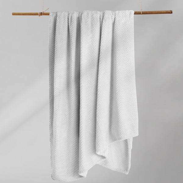 Coperta in microfibra bianca, 220 x 240 cm Henry - DecoKing-image-4