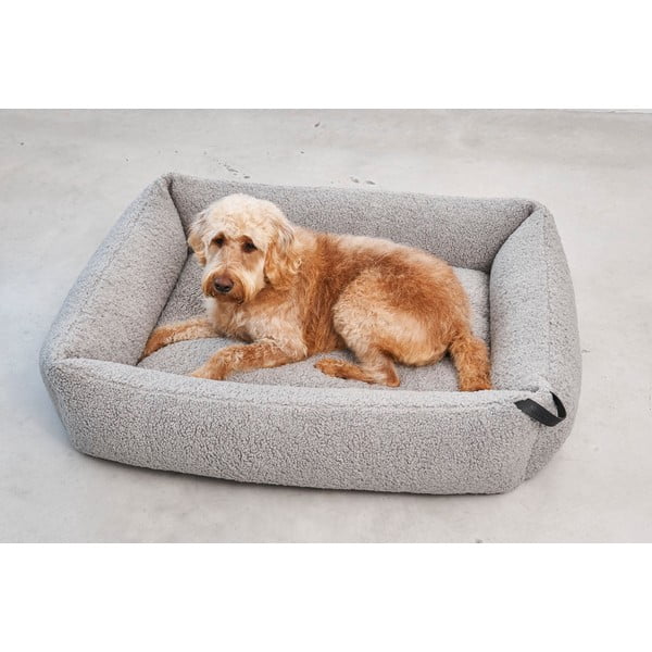 Cuccia per cani grigia in bouclé 71x91 cm Senso Pebble M - MiaCara-image-2