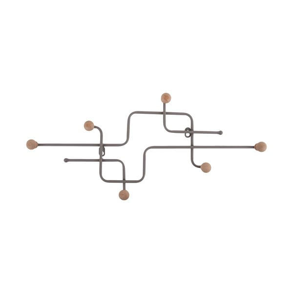 Attaccapanni da parete grigio in metallo 60,5 cm Metro – PT LIVING