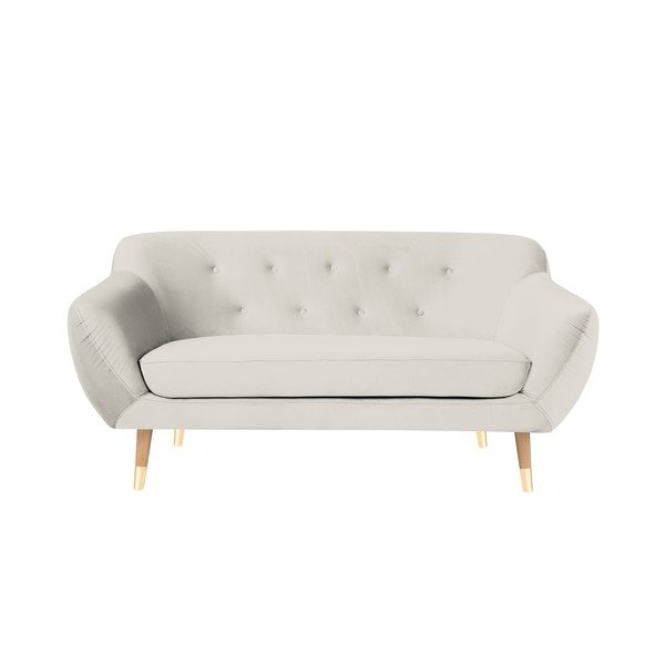 Divano a due posti crema Amelie - Mazzini Sofas