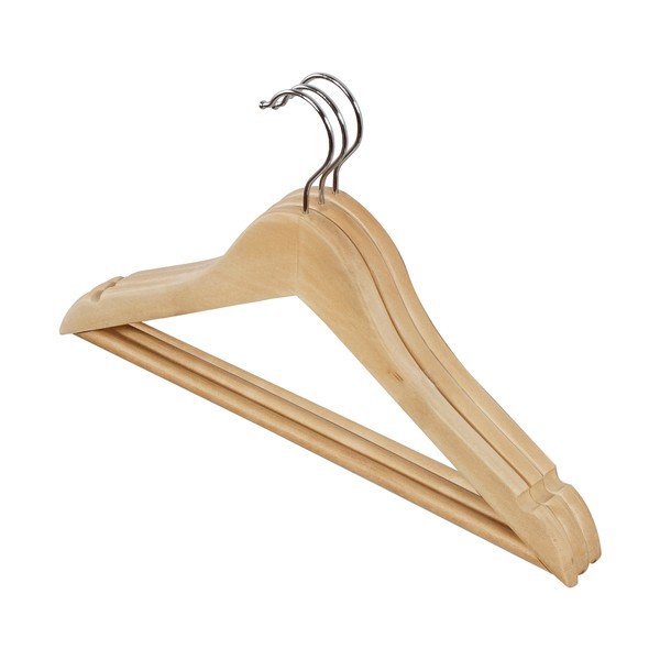 Set di 3 appendini in legno per bambini - Domopak