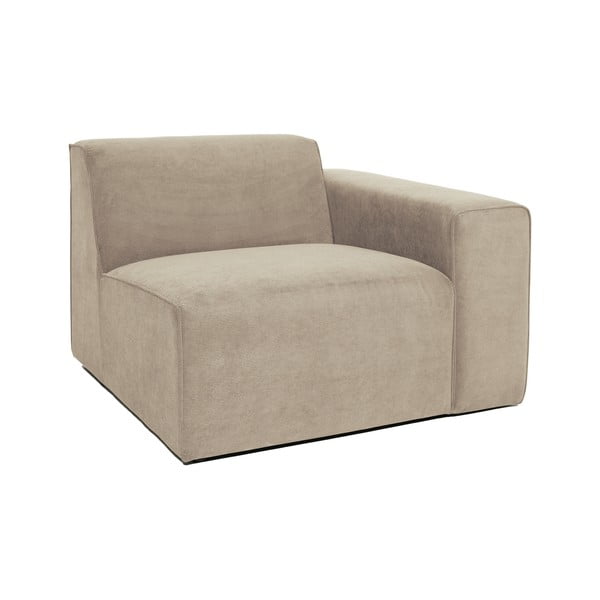 Modulo divano in velluto a coste beige (angolo destro) Sting - Scandic-image-2