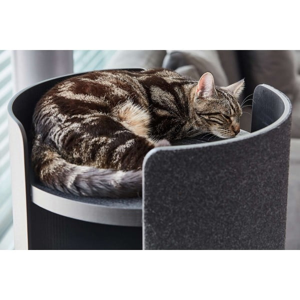 Tiragraffi per gatti a torre Torre Ash Black S - MiaCara-image-1