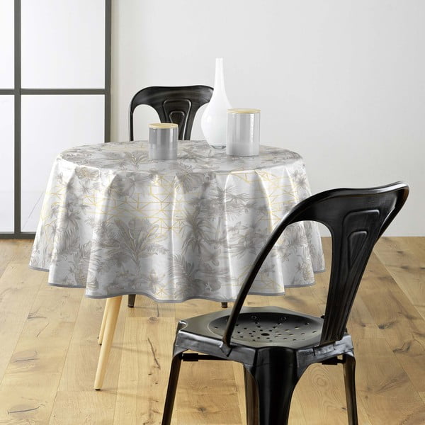 Tovaglia adatta per pulizia con panno umido ø 160 cm Coconut – douceur d'intérieur-image-2