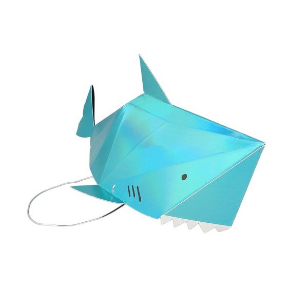 Tappi di carta in set da 8 Shark - Meri Meri-image-3