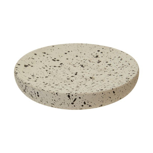 Portasaponetta color crema in cemento Mozie – Premier Housewares