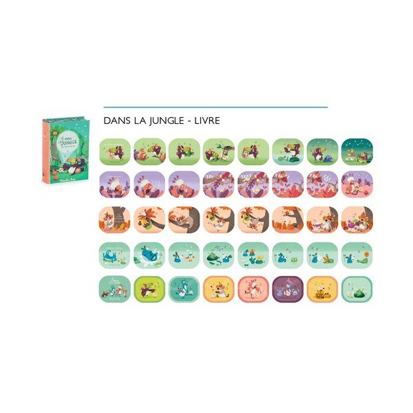 Proiezione di fiabe per bambini Set Jungle - Moulin Roty-image-1