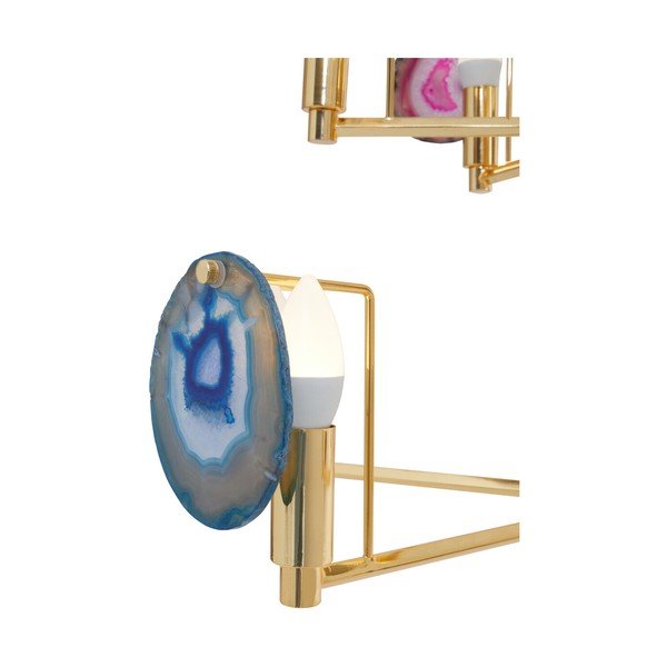 Lampadario dorato in metallo Glamour – Premier Housewares-image-3