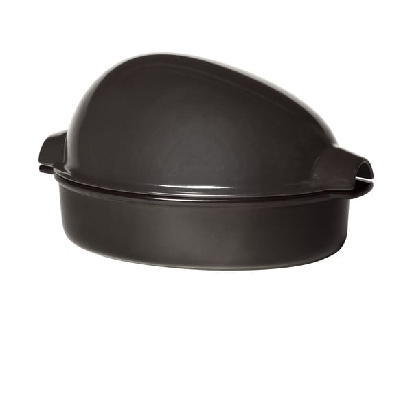 Teglia per pollame in ceramica nera Pepper , 41,5 x 27,5 cm - Emile Henry
