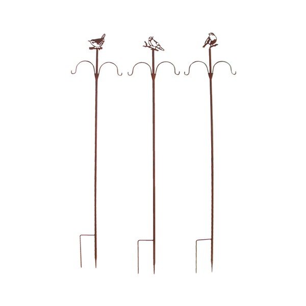 Sada 3 zápichů pro zavěšení ptačího zobu Esschert Design, výška 149 cm