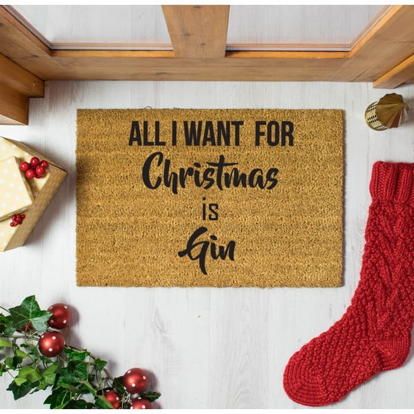 Tappetino in cocco naturale nero , 40 x 60 cm All I Want - Artsy Doormats