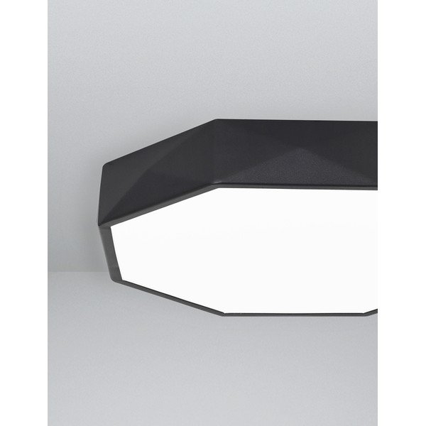 Plafoniera LED nera opaca in alluminio Eben – Nova Luce-image-4