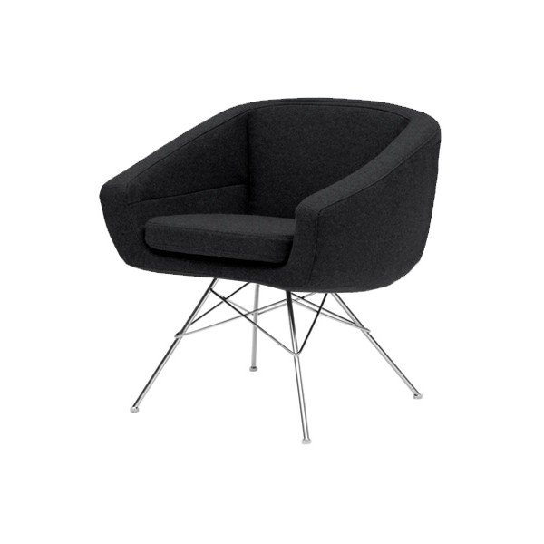 Poltrona antracite Aiko - Softline-image-2
