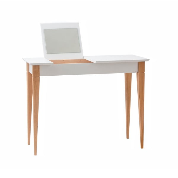 Tavolino bianco, larghezza 105 cm Mimo - Ragaba