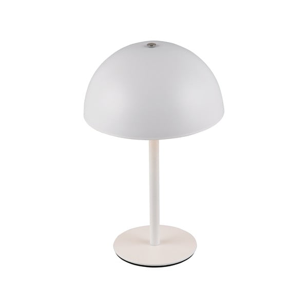 Lampada da tavolo LED bianco opaco con paralume in metallo (altezza totale 21 cm) Munoz – Trio-image-4