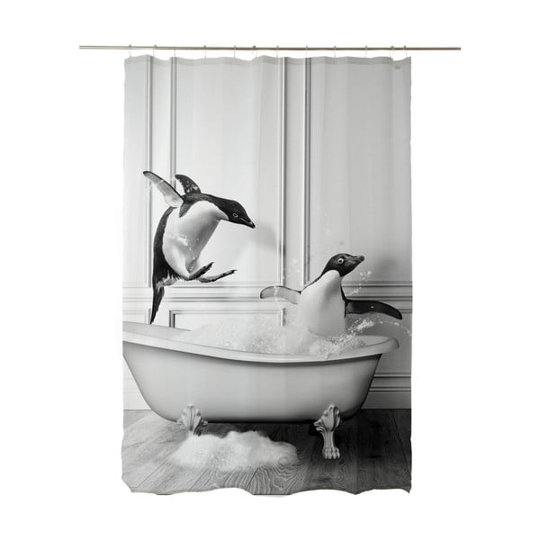 Tenda da doccia 175x180 cm Showe Penguin - Little Nice Things