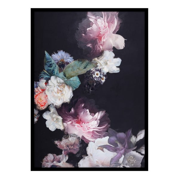 Poster con cornice 50x70 cm Purple Blossom - Malerifabrikken