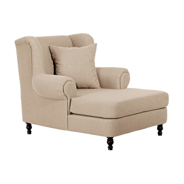 Poltrona Mareille Sand con orecchie marroni - Max Winzer