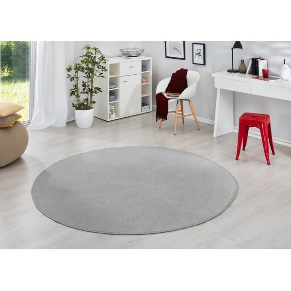 Tappeto rotondo grigio chiaro ø 133 cm Fancy - Hanse Home-image-1