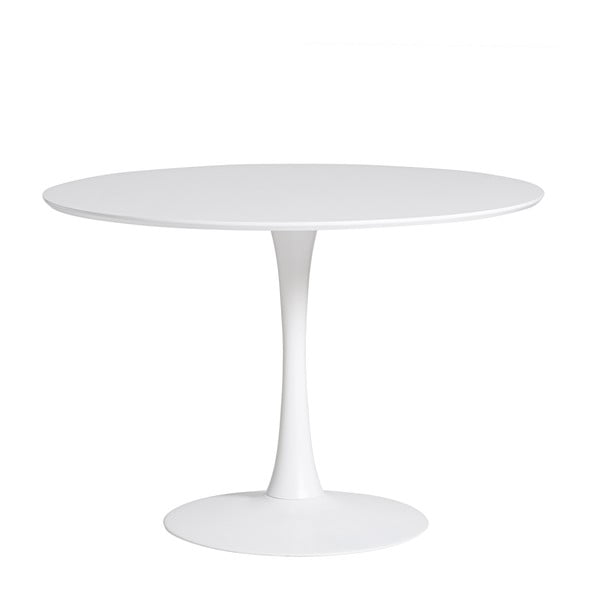 Tavolo da pranzo rotondo bianco , ⌀ 110 cm Oda - Marckeric