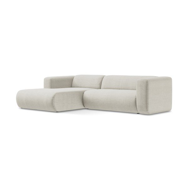 Divano angolare beige (con penisola a sinistra/con chaise lounge) Ekahi – Makamii-image-2