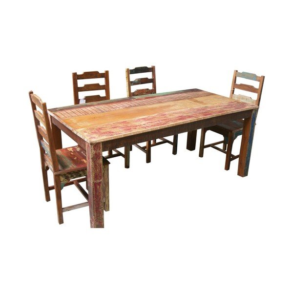 Set di 2 sedie da pranzo in legno esotico Avila - Støraa-image-4