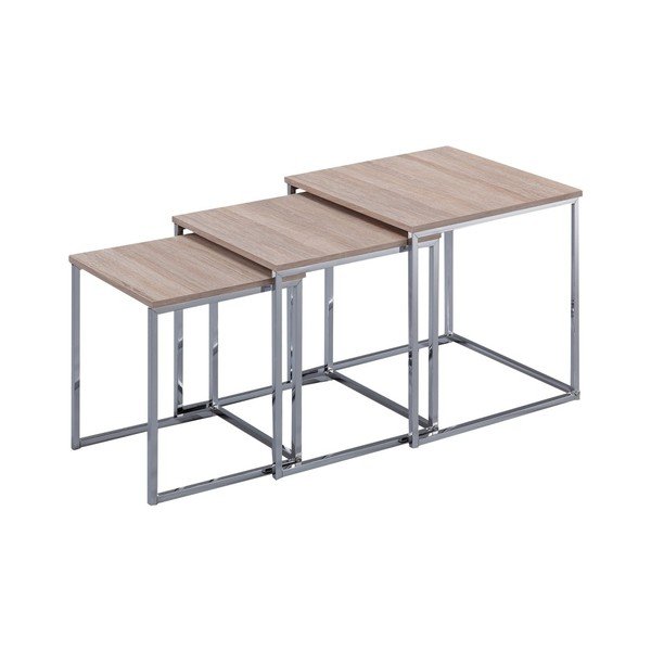 Sada 3 konferenčních stolků Evergreen House Nest