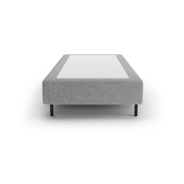 Letto singolo imbottito grigio senza testiera 90x200 cm Whale – Micadoni -image-2