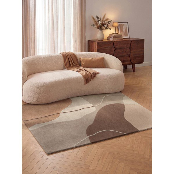 Tappeto marrone in lana 160x230 cm Muse – Villeroy&Boch-image-2