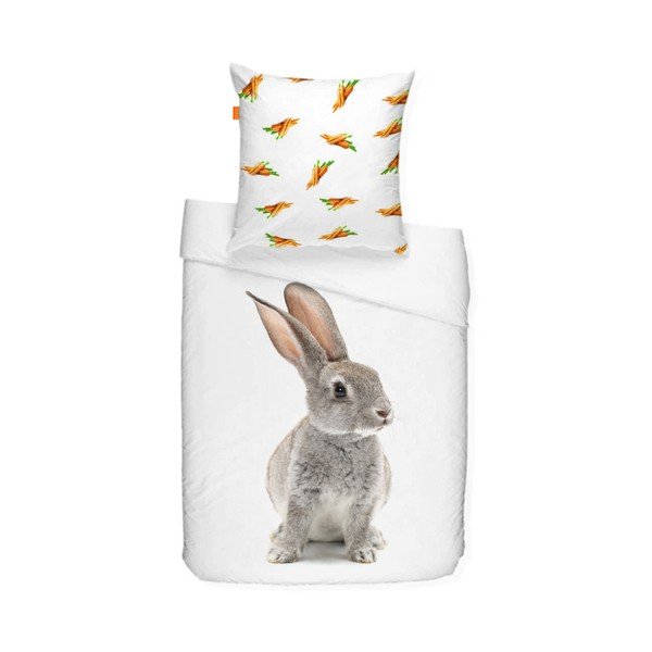 Copripiumino Rabbit, 140x200 cm - Blanc