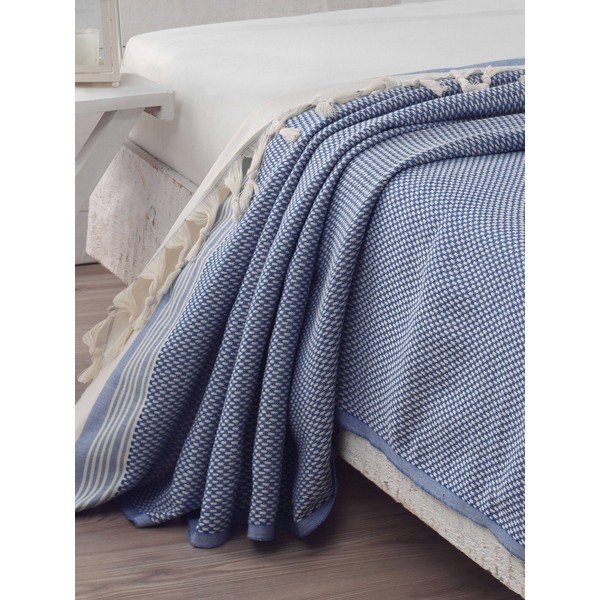 Copriletto Hasir Blue, 200 x 230 cm - Mijolnir-image-1