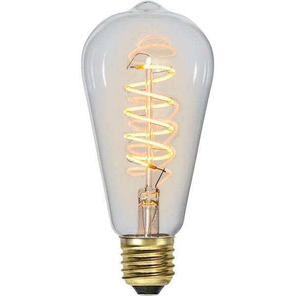 Lampadina LED calda a filamento dimmerabile E27, 4 W Spiral Filament - Star Trading