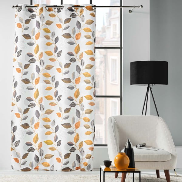 Tenda giallo/bianco 140x280 cm Vahine - douceur d'intérieur-image-2