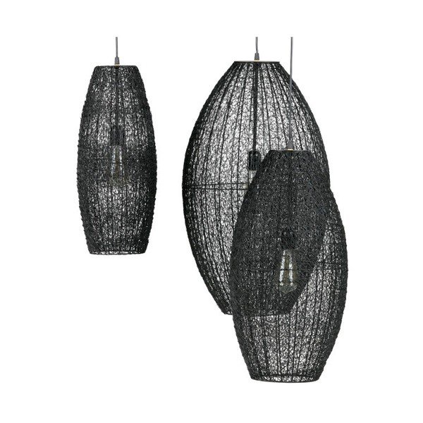 Černé závěsné svítidlo BePureHome Creative, ⌀ 20 cm-image-1