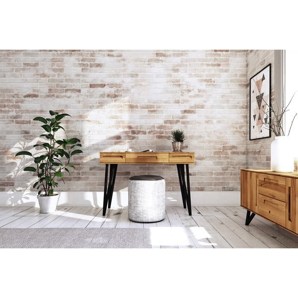 Tavolo da toeletta in rovere 120x53 cm Golo - The Beds-image-4