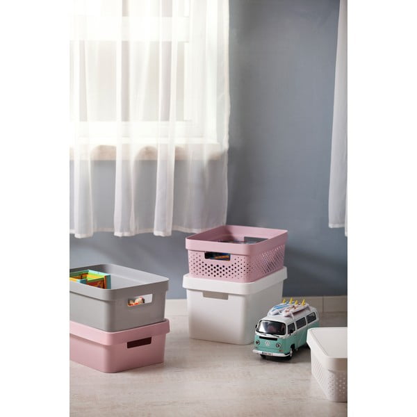 Fori del contenitore bianco Infinity - Curver-image-3