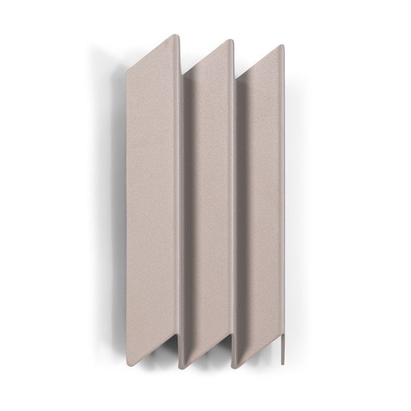 Attaccapanni da parete grigio tortora in metallo con scaffale 13 cm Sensu – Spinder Design-image-3