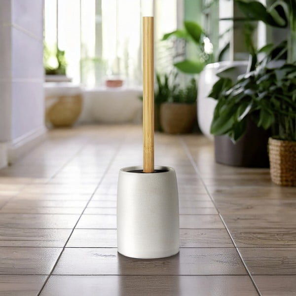 Scopino WC bianco opaco in poliresina Altavalle – Wenko-image-1