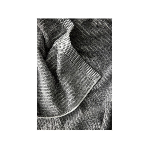 Asciugamano grigio in cotone biologico 50x100 cm Melange - Södahl-image-3