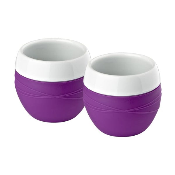 Sada 2ks hrnků Purple Zone, 0,2 l