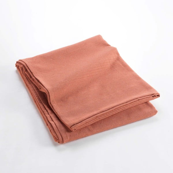 Copriletto color mattone 220x240 cm Lucile - douceur d'intérieur-image-2