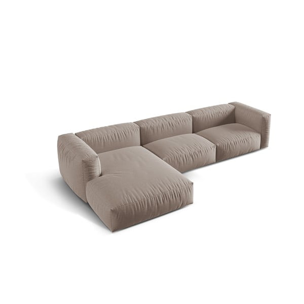 Divano angolare componibile beige (angolo sinistro) Martina - Micadoni Home-image-2