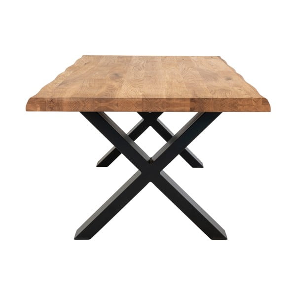 Tavolino con piano in rovere massiccio , 120 x 70 cm Toulon - House Nordic-image-3