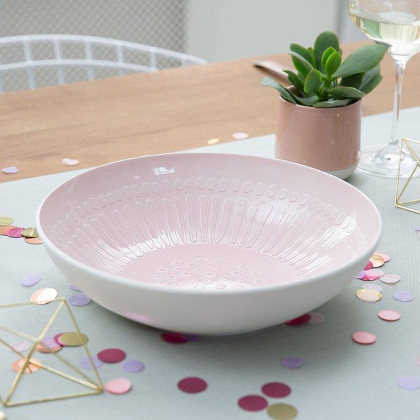Piatto da portata in porcellana bianca e rosa Villeroy & Boch Blossom, ⌀ 26 cm it's my match - Villeroy&Boch-image-1
