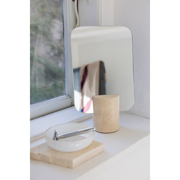 Specchio per make-up 18x30 cm Travertine – Mette Ditmer Denmark-image-2