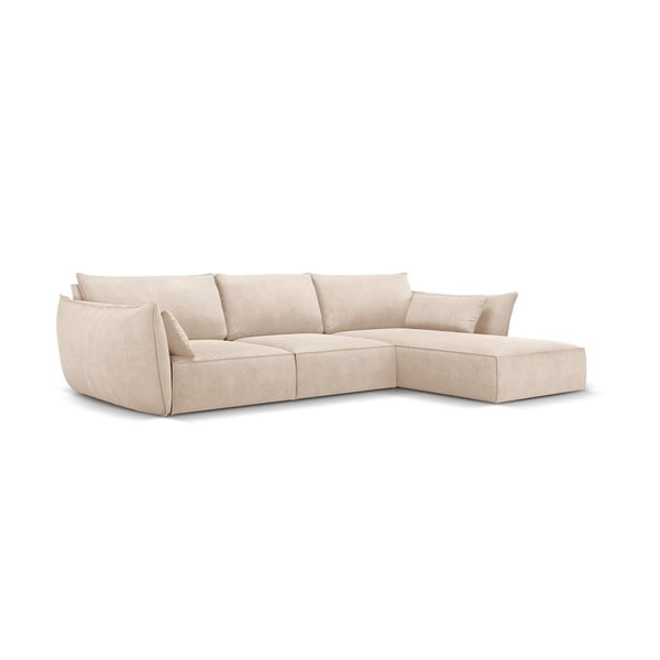 Divano angolare beige (angolo destro) Vanda - Mazzini Sofas-image-2