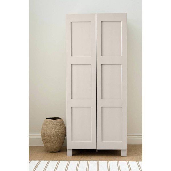 Armadio greige in MDF da appendere 80x190x61 cm Ben – Ellos Home-image-3