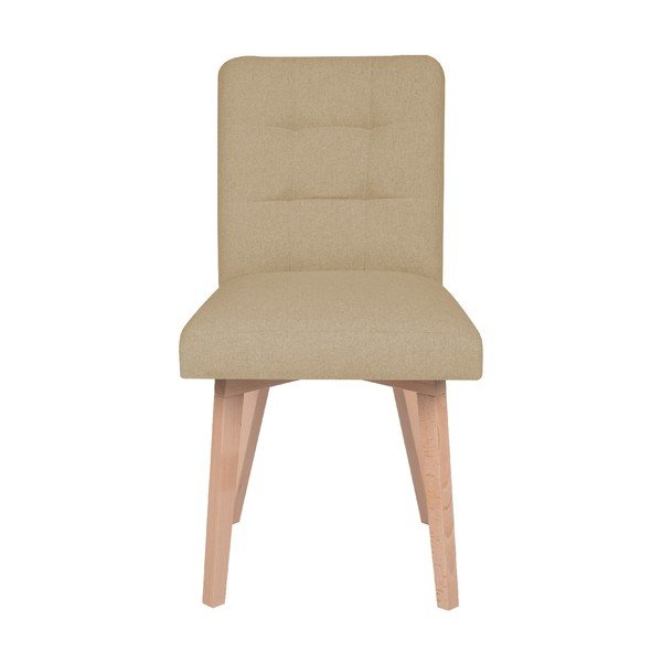 Sedia da pranzo beige Tulip - Mazzini Sofas